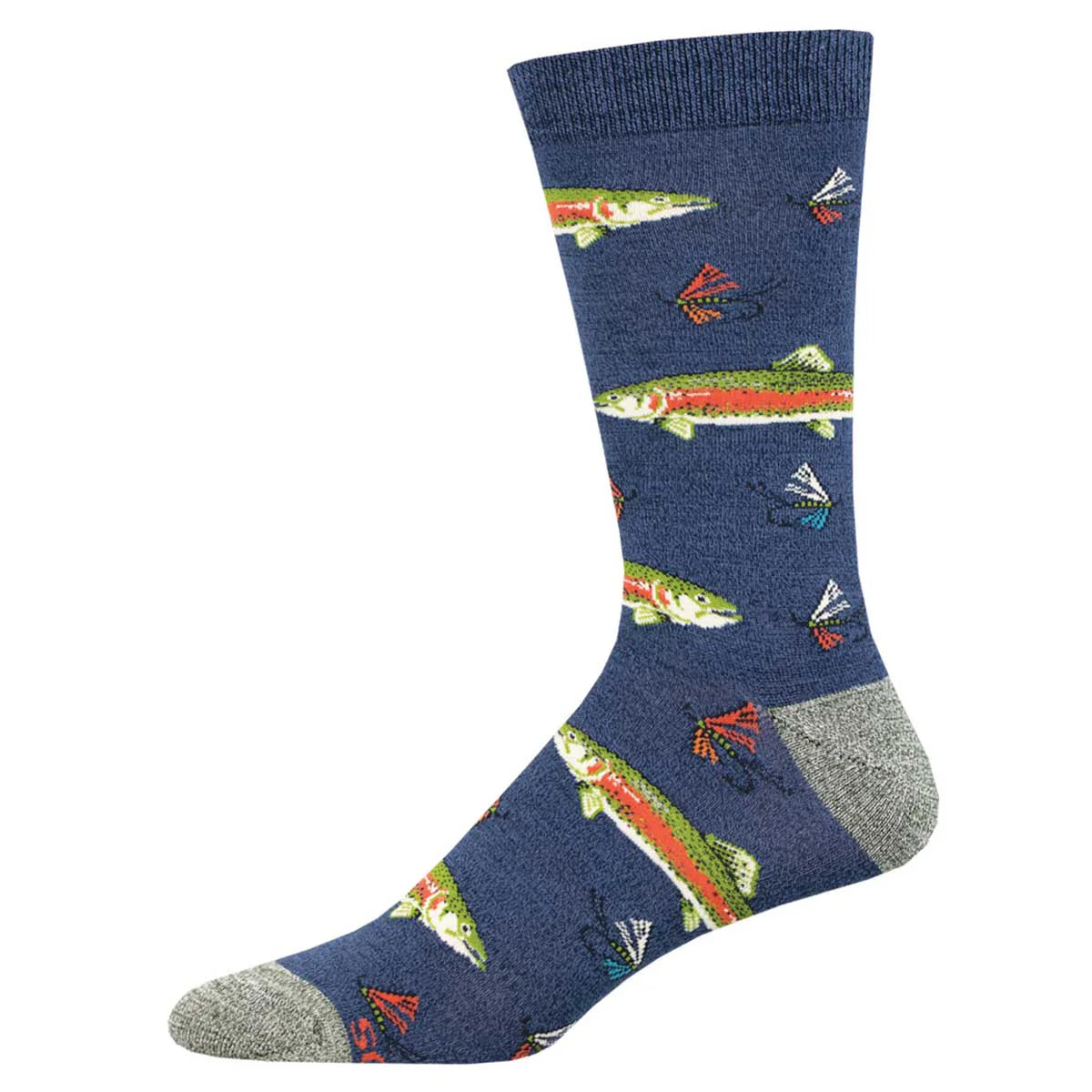 Navy Stout Trout Socks