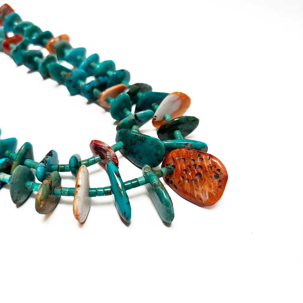 Double Strand Turqoise Necklace