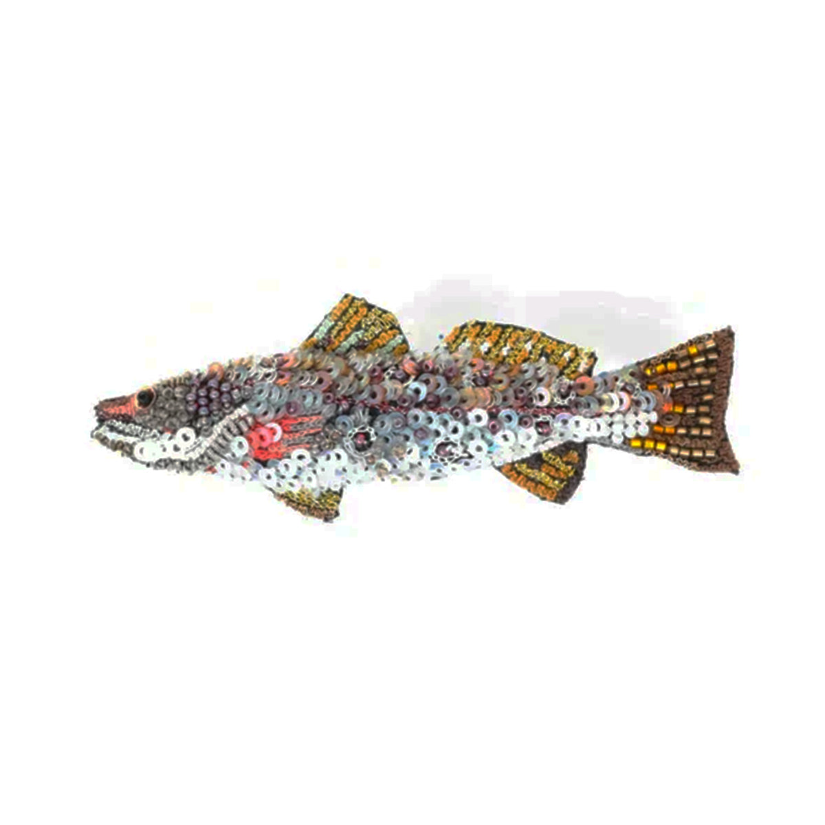 Spotted Trout Brooch Pin