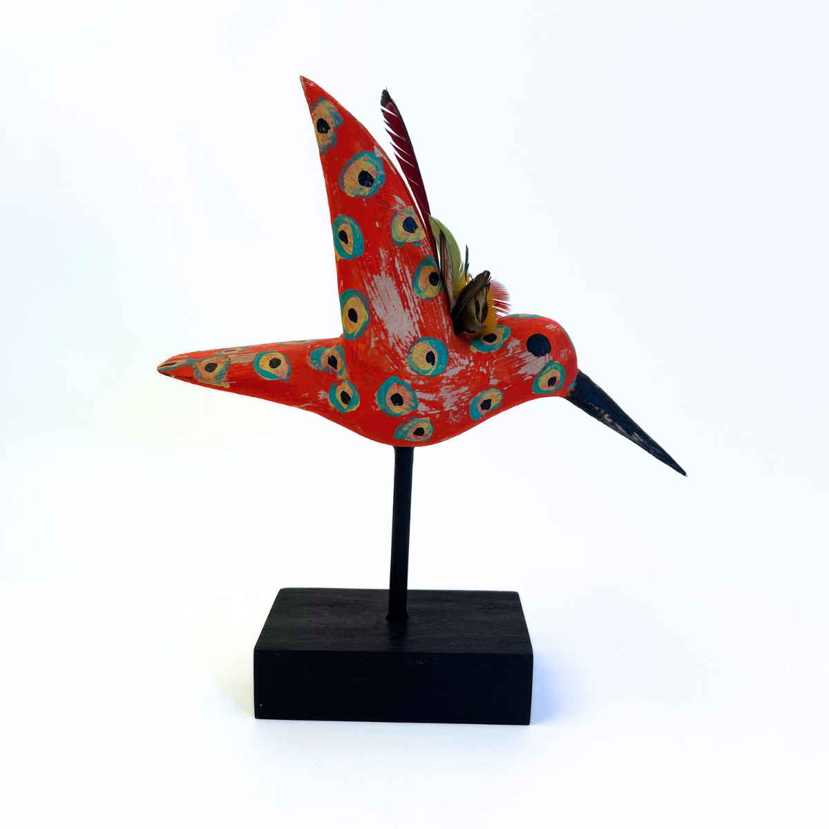 Greg Lomayesva Hummingbird Sculpture