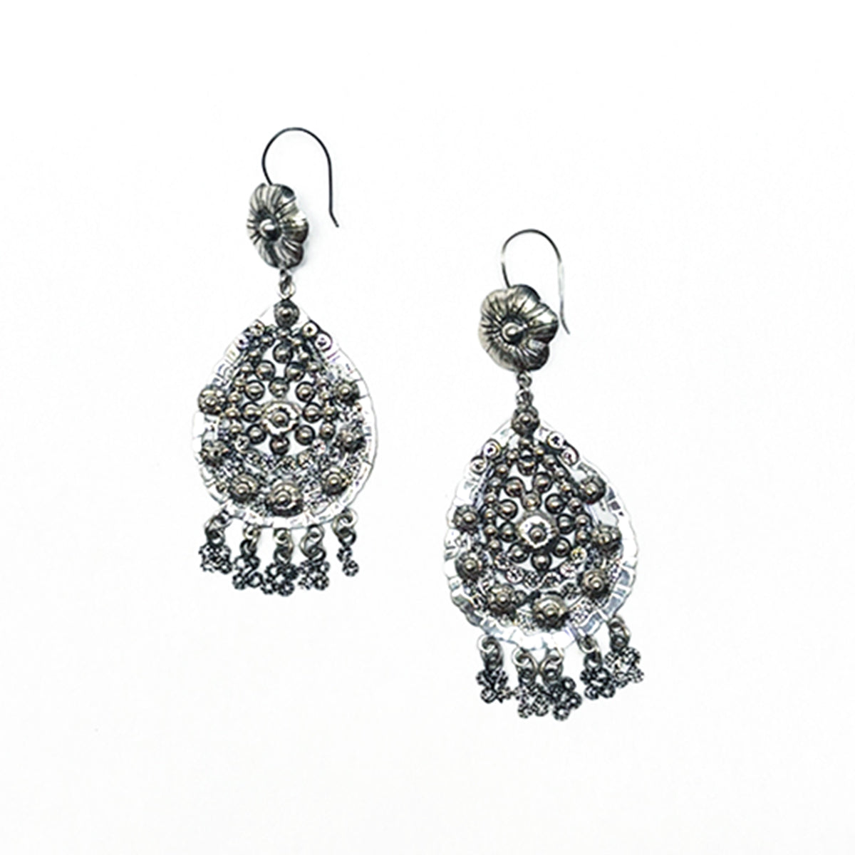 Oaxacan Sterling Silver Earrings