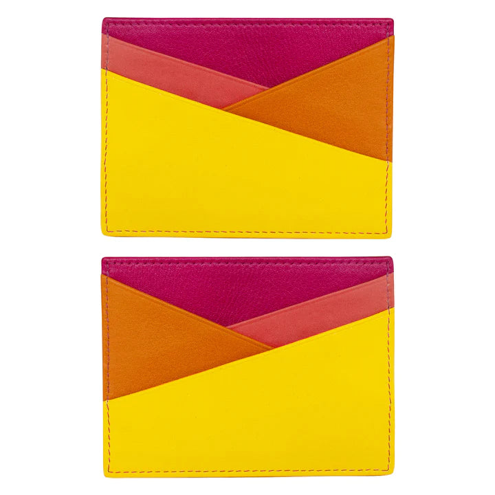 Sunset Asymmetric Card Case
