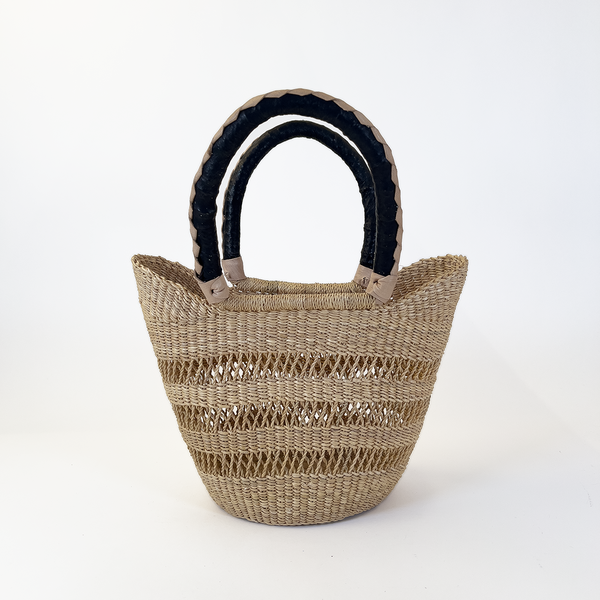 Mini Bolga Shopper Basket - Museum of New Mexico Foundation Shops