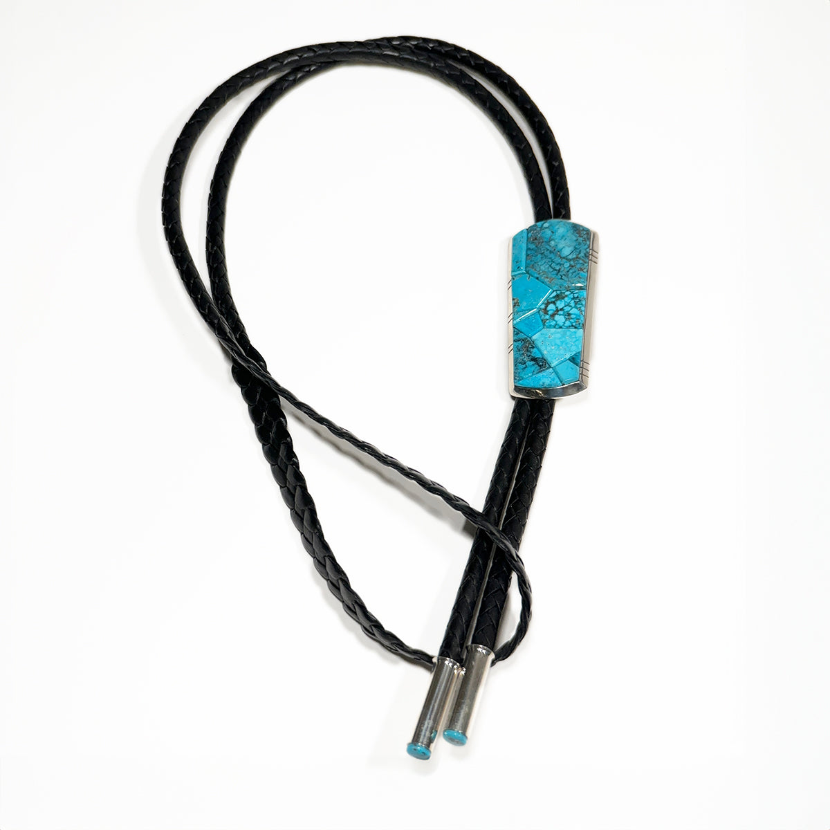 Causandra Dukepoo Kingman Turquoise Inlay Bolo