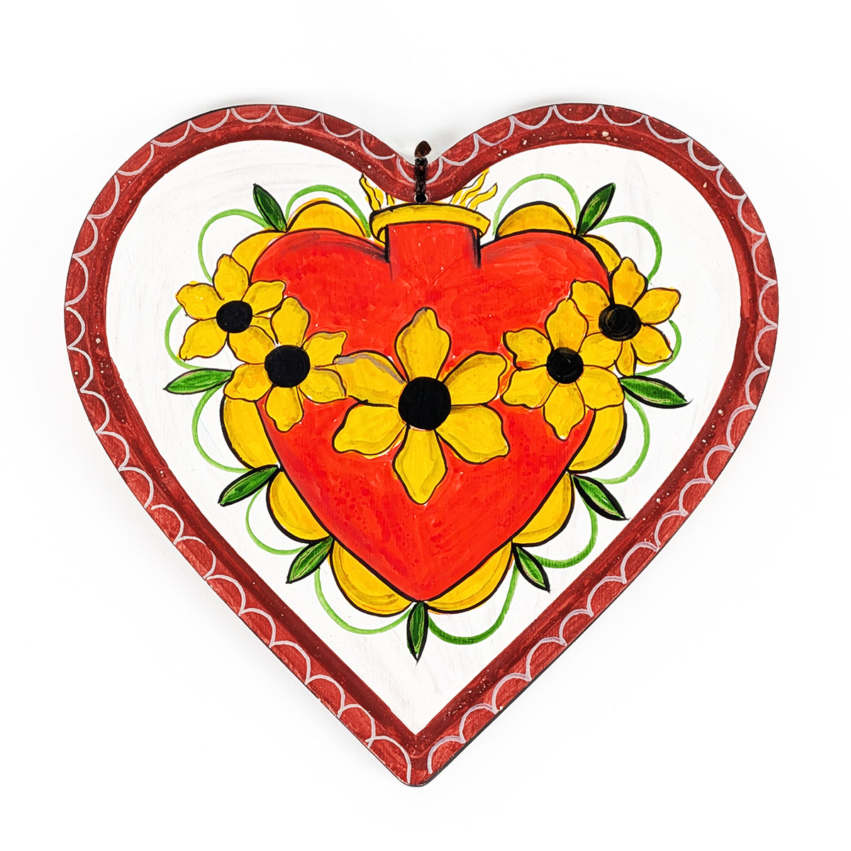 Marie Romero Cash Retablo Heart