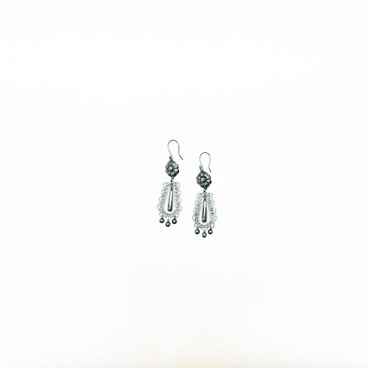 Oaxacan Sterling Silver Earrings