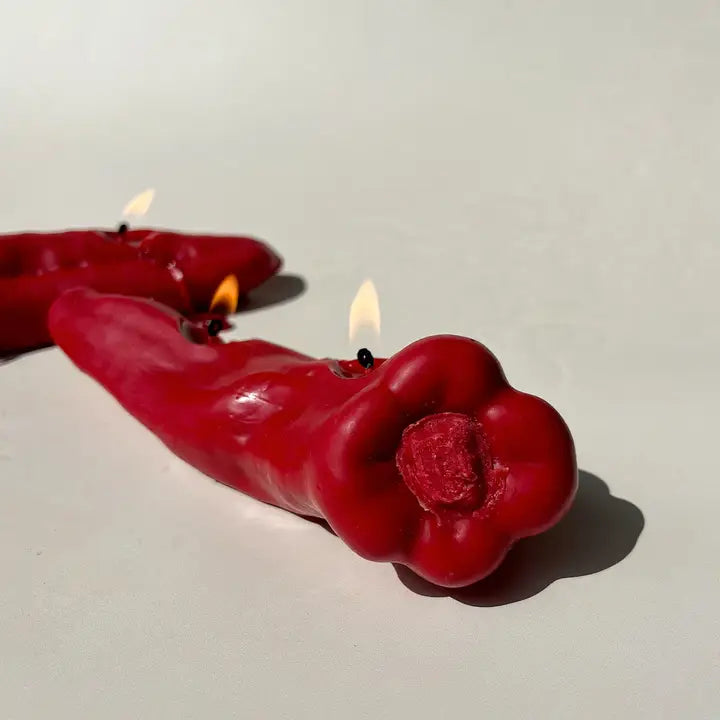 Red Chile Pepper Candle