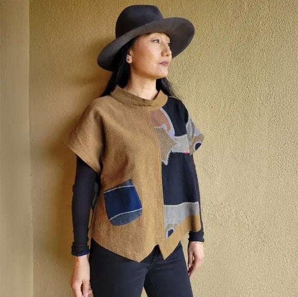 YAZA Mockneck Topper Mushroom