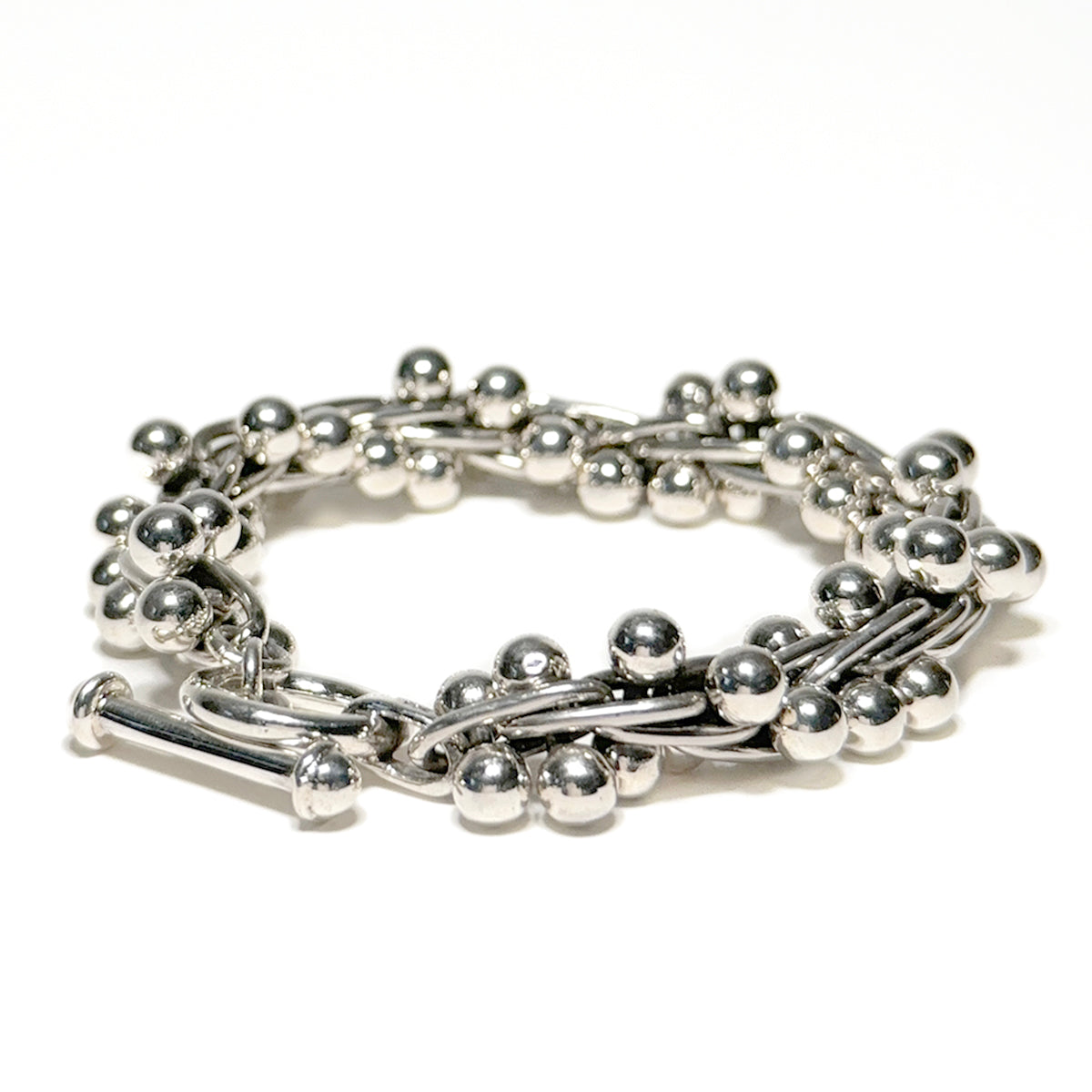 Sterling Silver DNA Bracelet