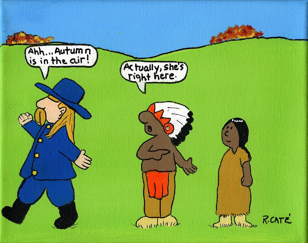 Ricardo Caté Cartoon Painting