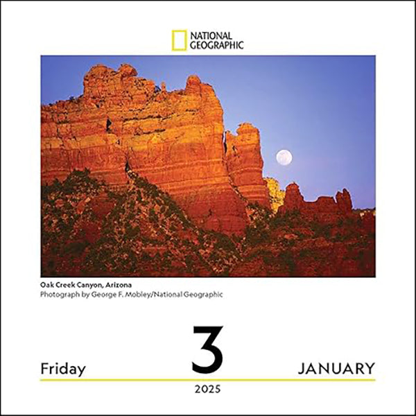 National Geographic: 2025 American Road Trips Day-to-Day Calendar