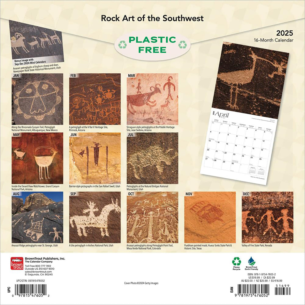 2025 Rock Art of the Southwest Calendar