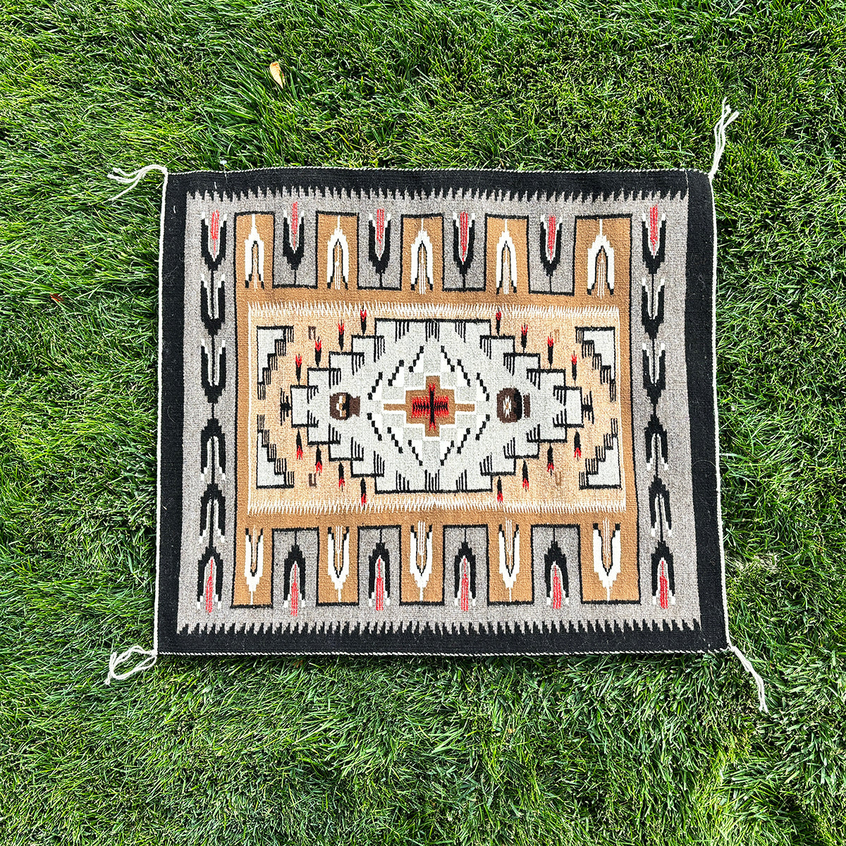 Vintage Anna Bader Navajo Rug