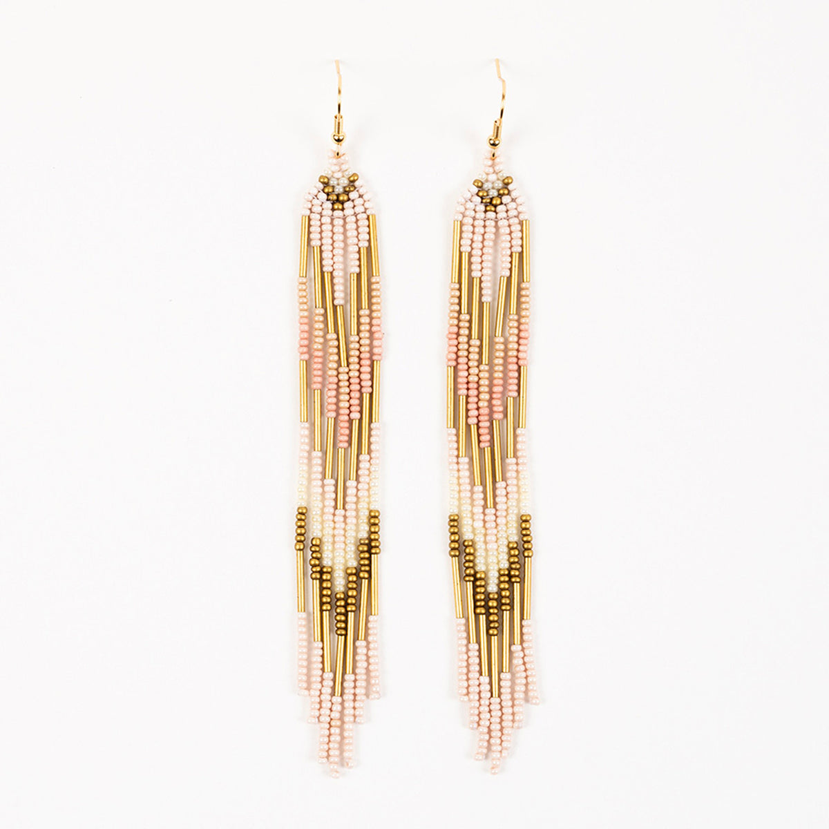 Beaded Free Spirit Fringe Earrings