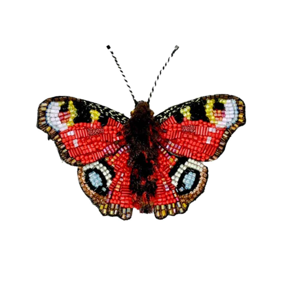 Anglais Peacock Butterfly Brooch Pin