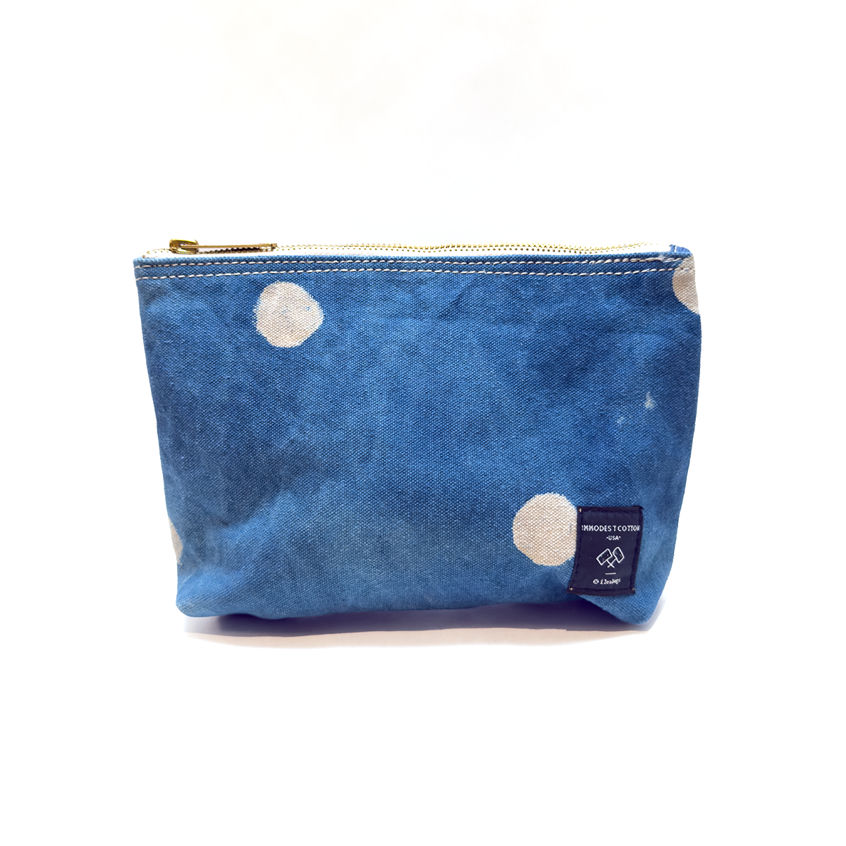 Indigo Dot Sardine Pouch