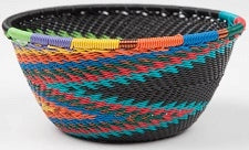 African Rainbow Telephone Wire Bowl Small