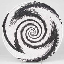 African Eclipse Telephone Wire Platter Large