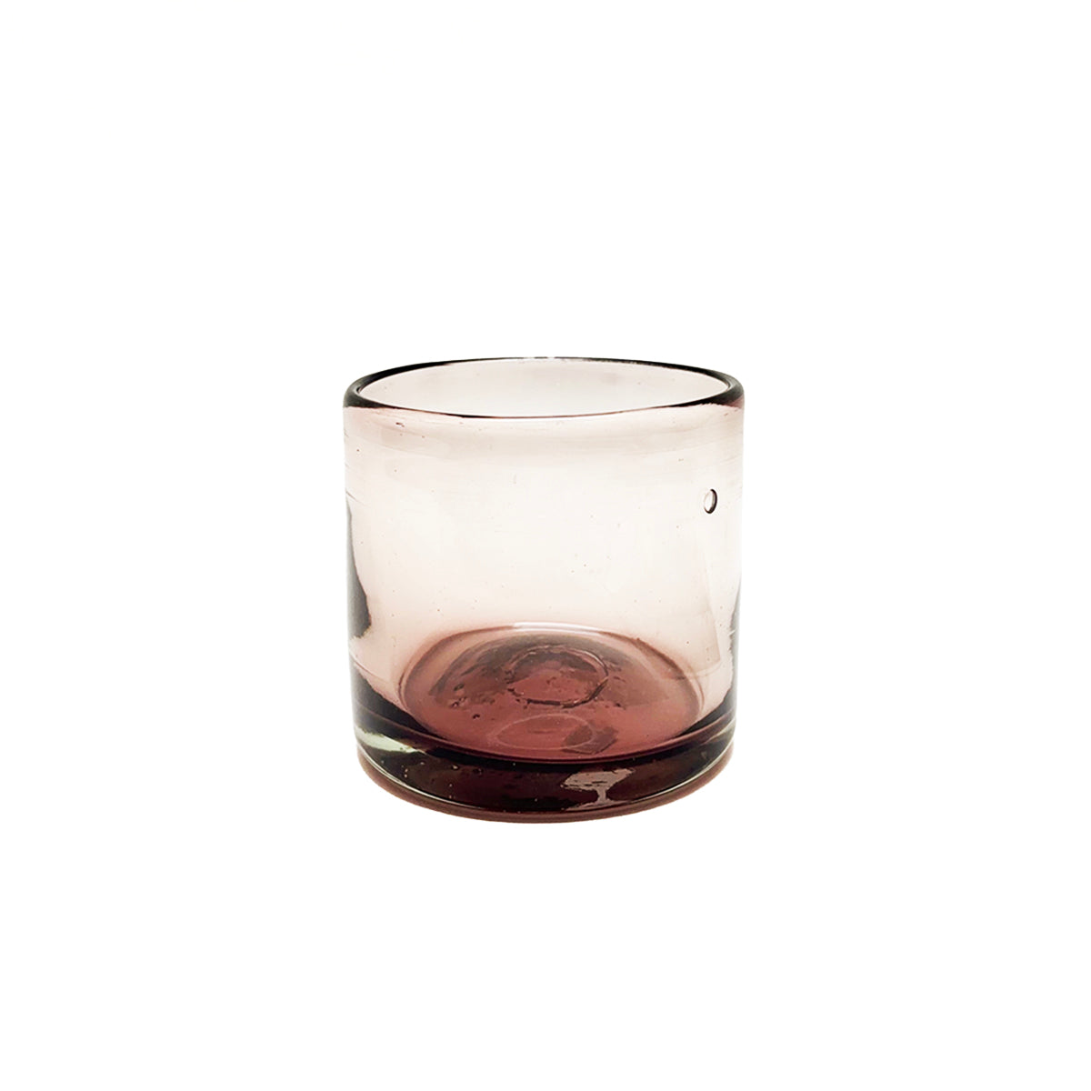 Short Handblown Amethyst Glass