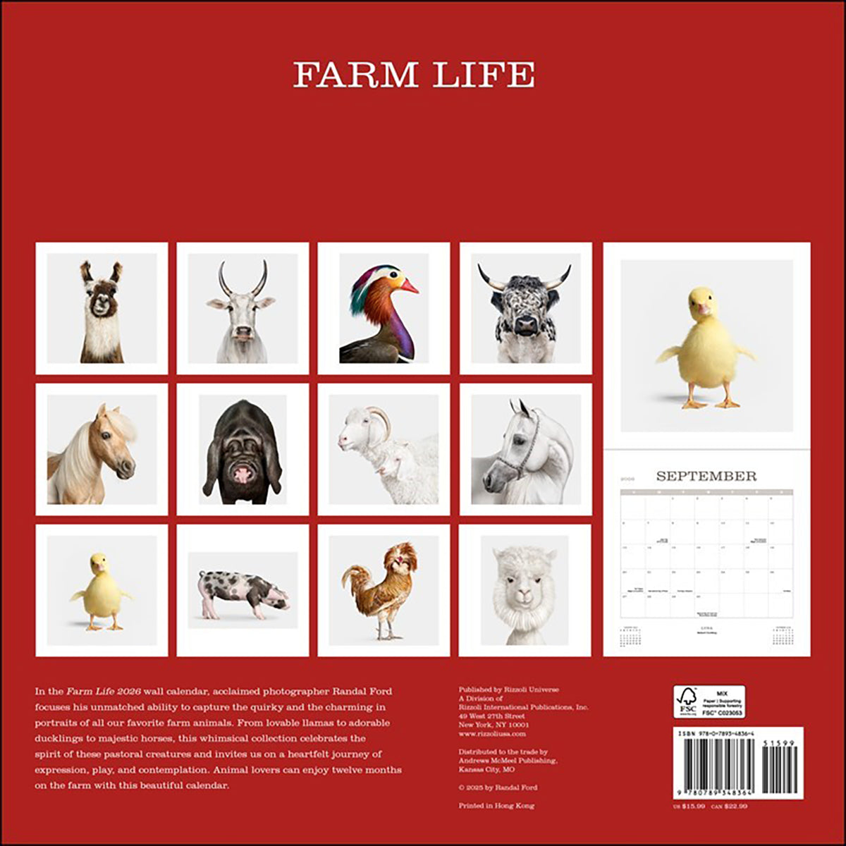 2026 Farm Life Wall Calendar