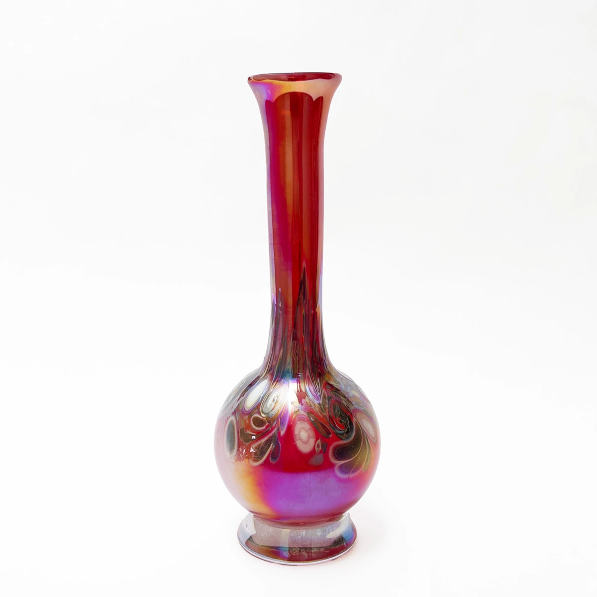 George O'Grady Glass Bud Vase