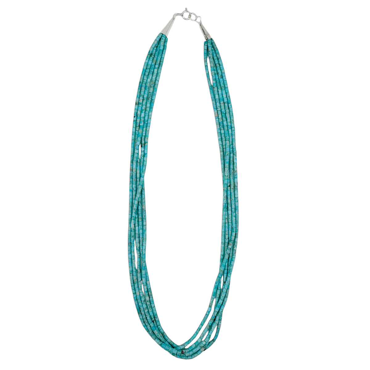 Ramona Calabaza Five Strand Turquoise Necklace