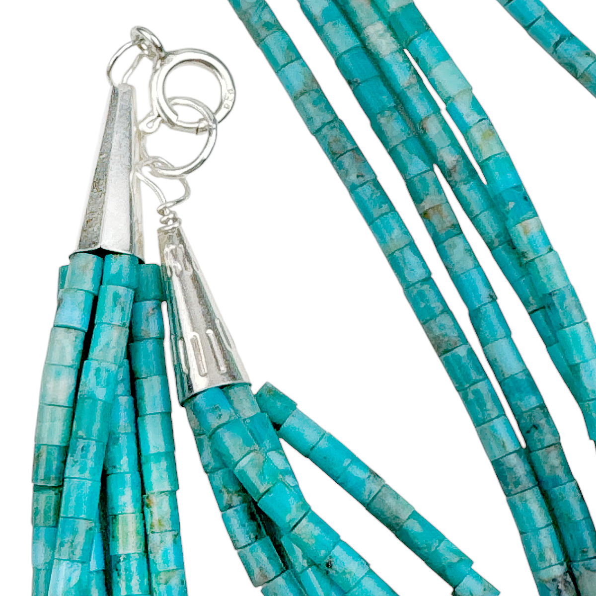 Ramona Calabaza Five Strand Turquoise Necklace