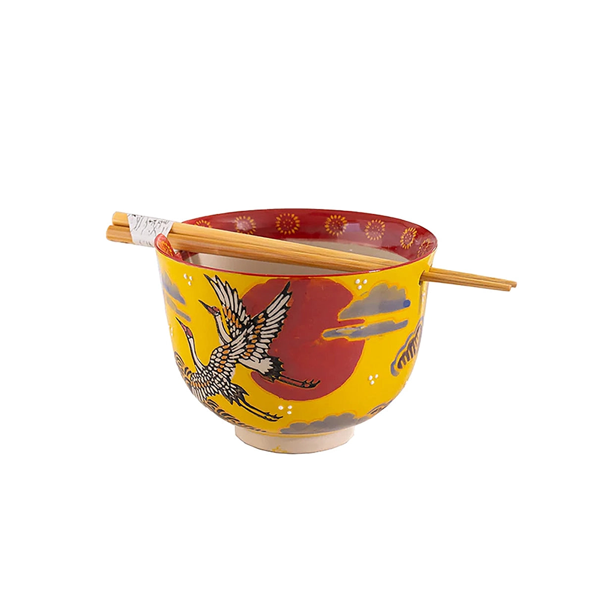 Japanese Crane Bowl Set