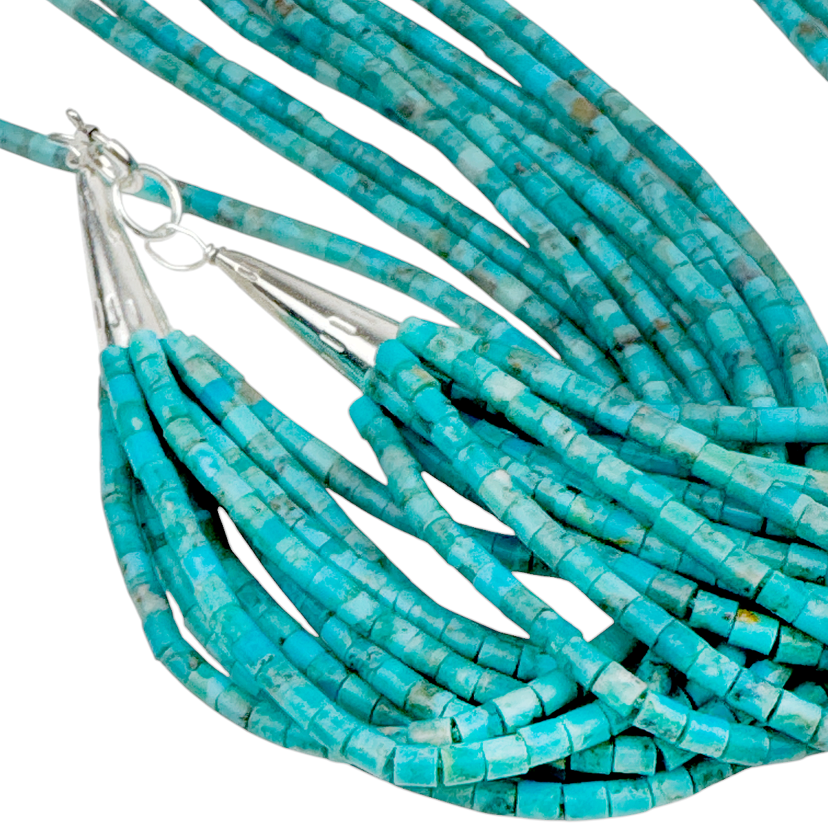 Ramona Calabaza Ten Strand Turquoise Necklace