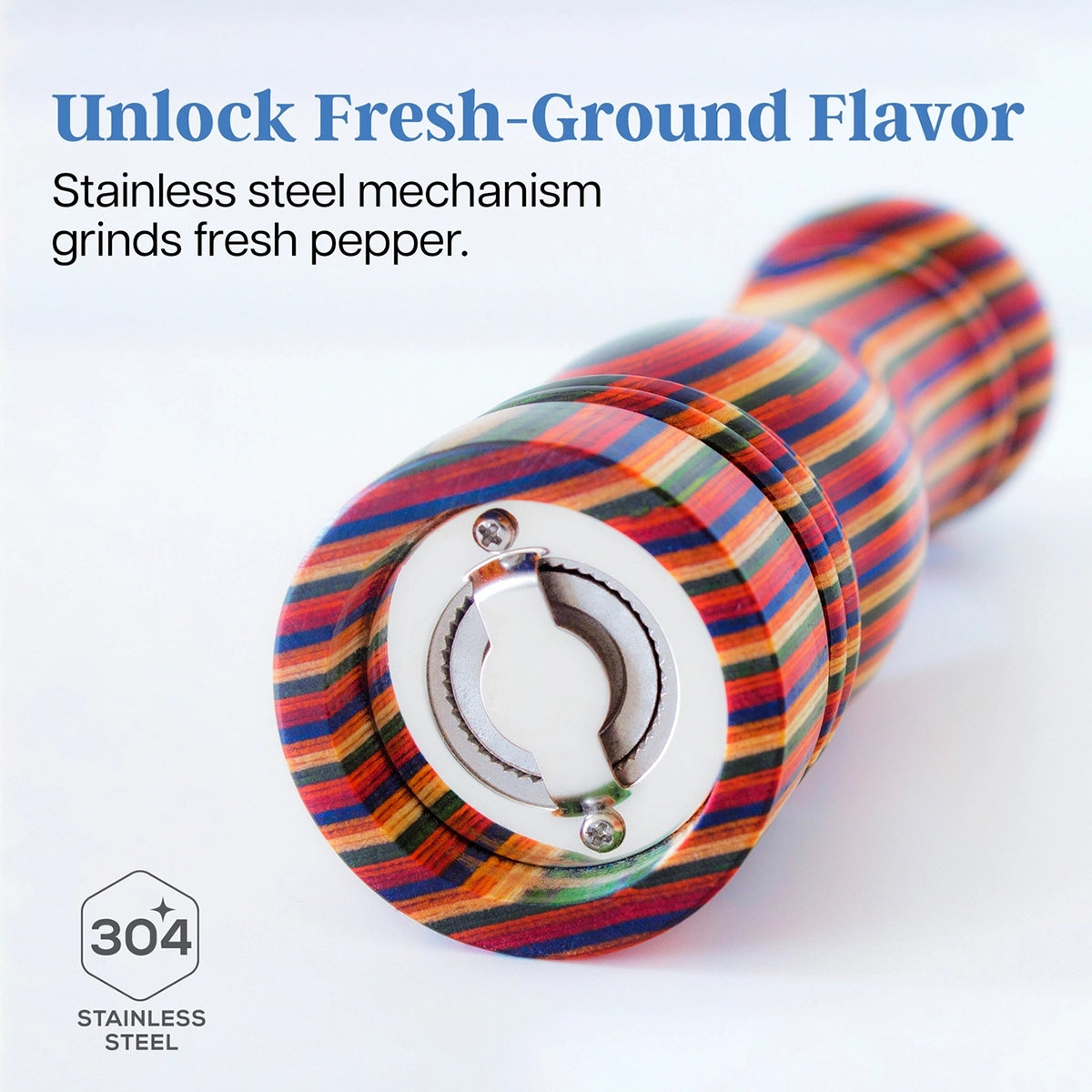 Bamboo Pepper Grinder