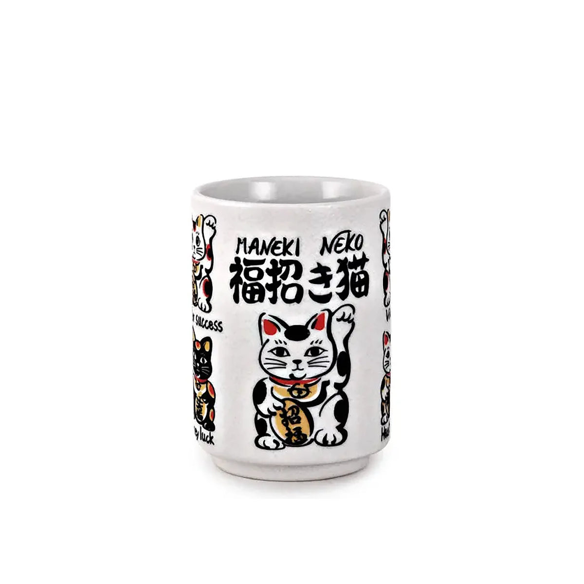 Japanese Lucky Cat Yunomi Tea Cup