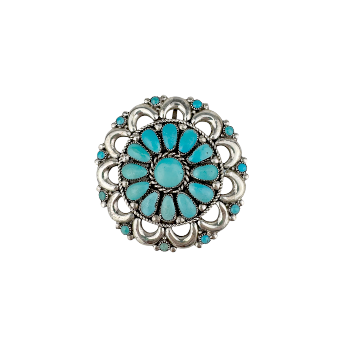 Lorraine Waatsa Turquoise Pin