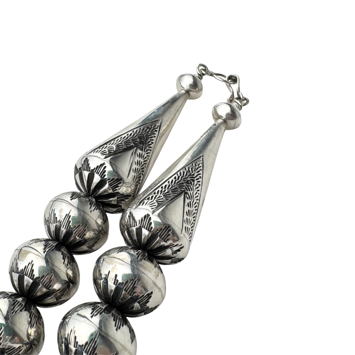 Sterling Silver Pearls Necklace