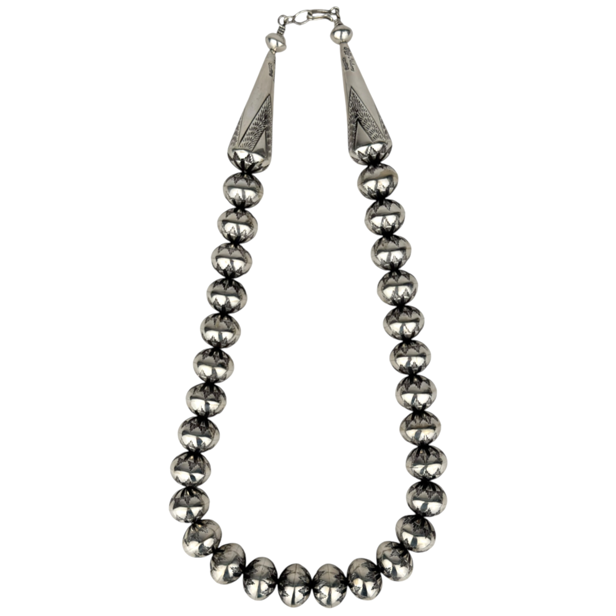 Sterling Silver Pearls Necklace