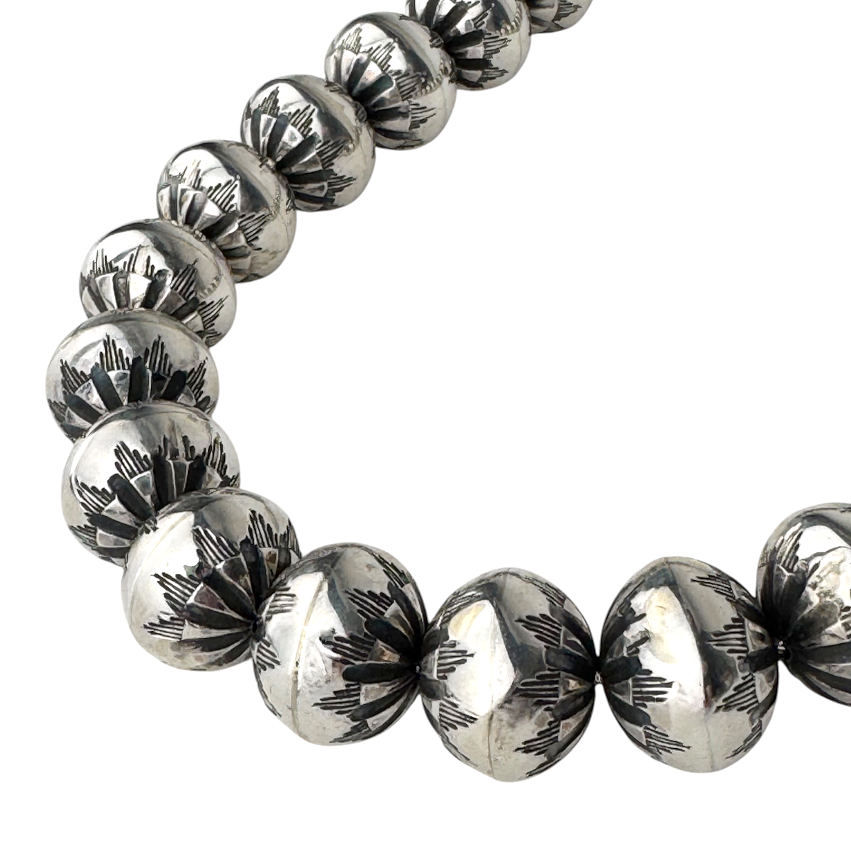Sterling Silver Pearls Necklace