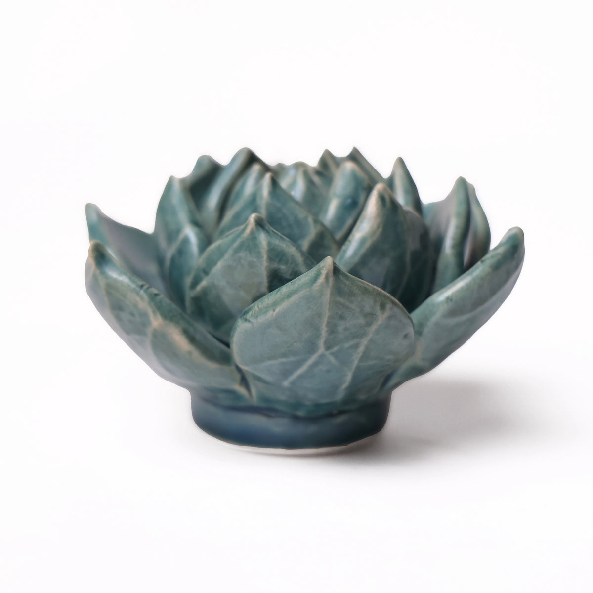Ceramic Teal Succulent