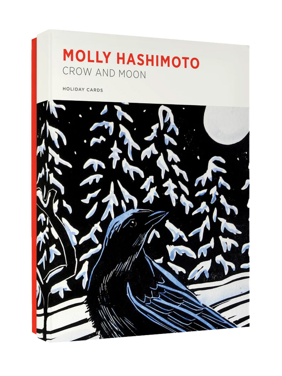 Molly Hashimoto: Crow and Moon Boxed Holiday Cards