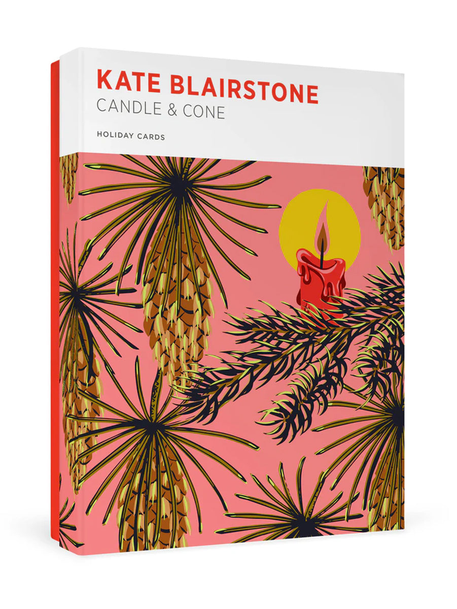 Kate Blairstone: Candle and Cone Boxed Holiday Cards