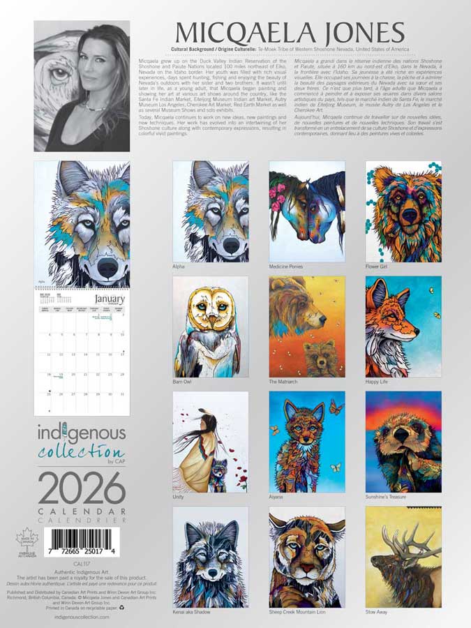2026 Miqaela Jones Calendar