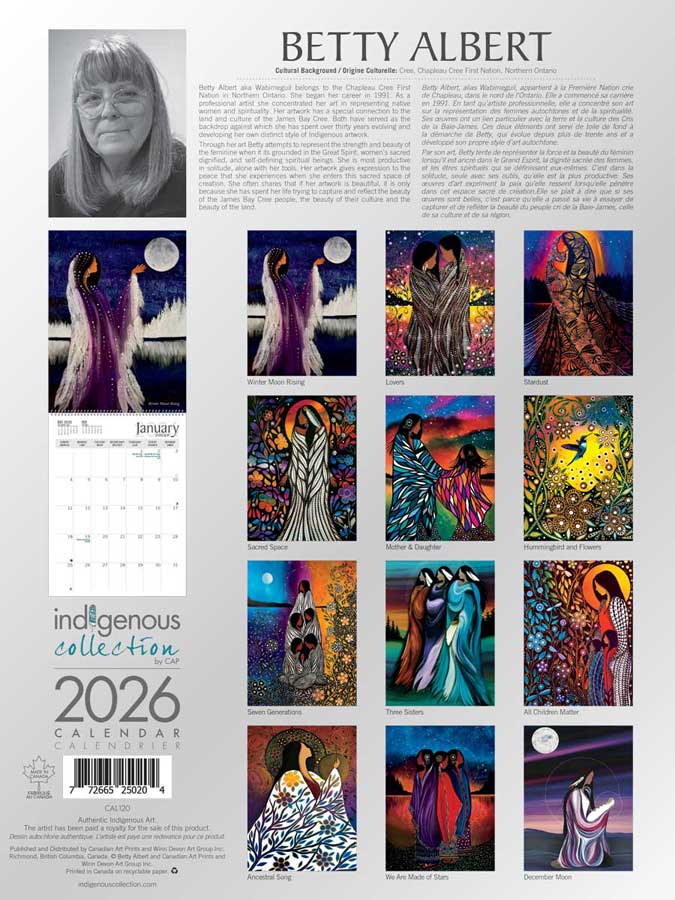 2026 Betty Albert Calendar