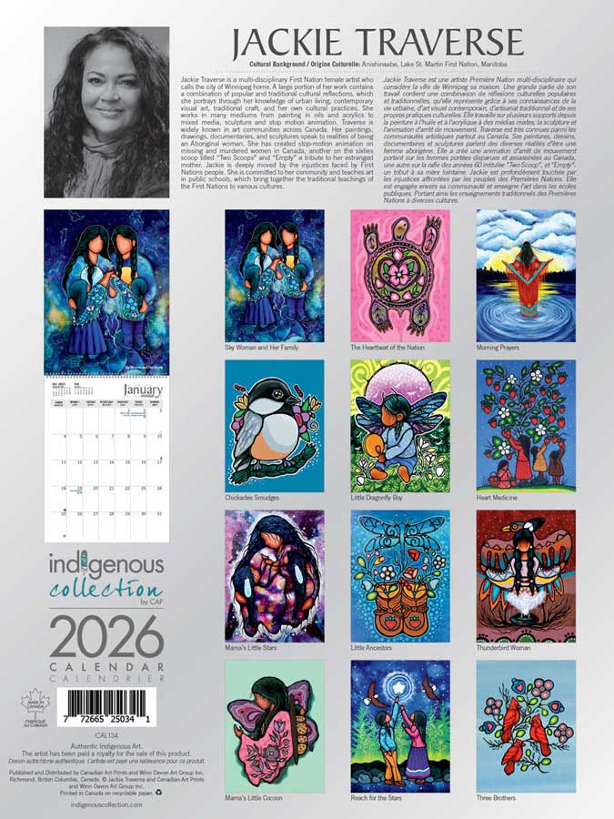 2026 Jackie Traverse Calendar