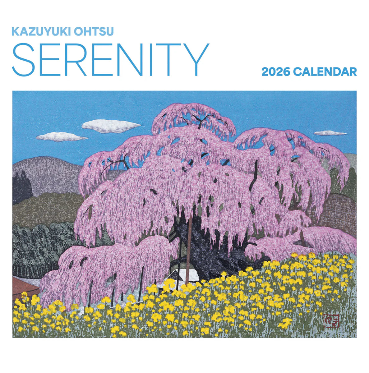 Serenity: Kazuyuki Ohtsu 2026 Wall Calendar