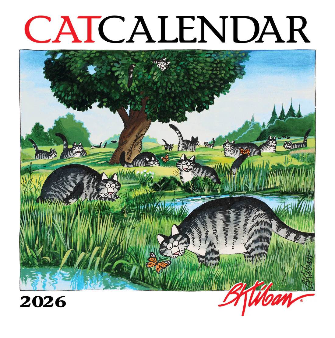 2026 B. Kliban Cat Wall Calendar