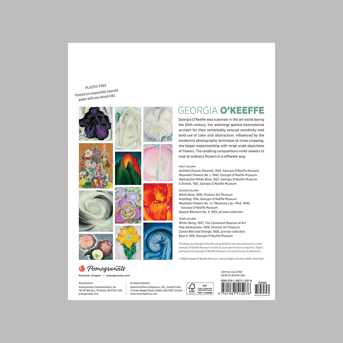 2027 Georgia O'Keeffe MINI Calendar