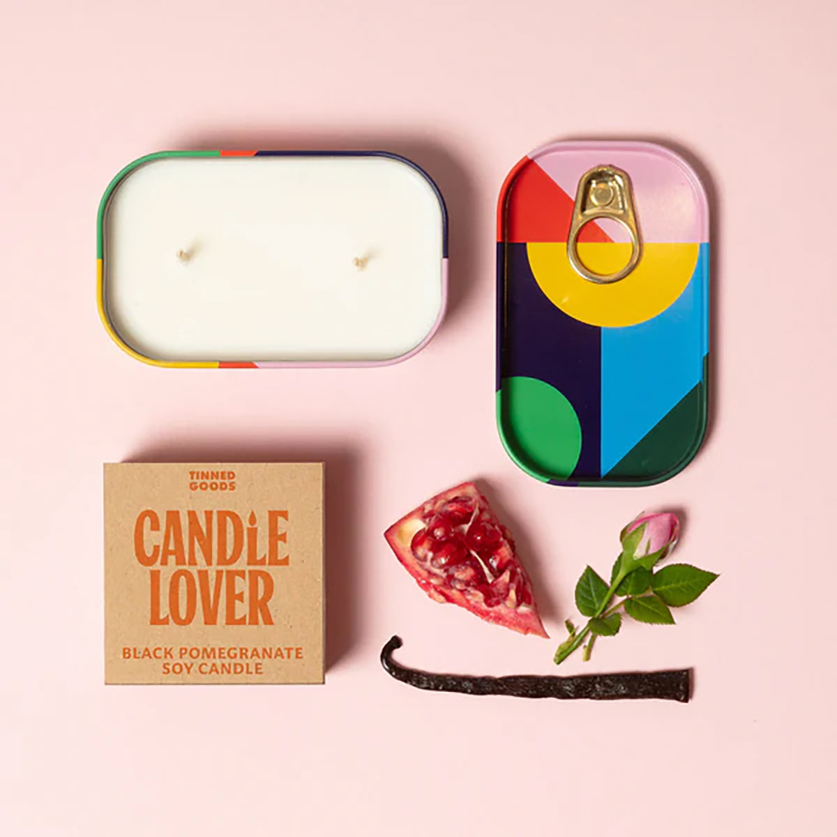 Block Design Candle Lover Tinned Candle