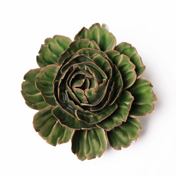Ceramic Medium Green Plant