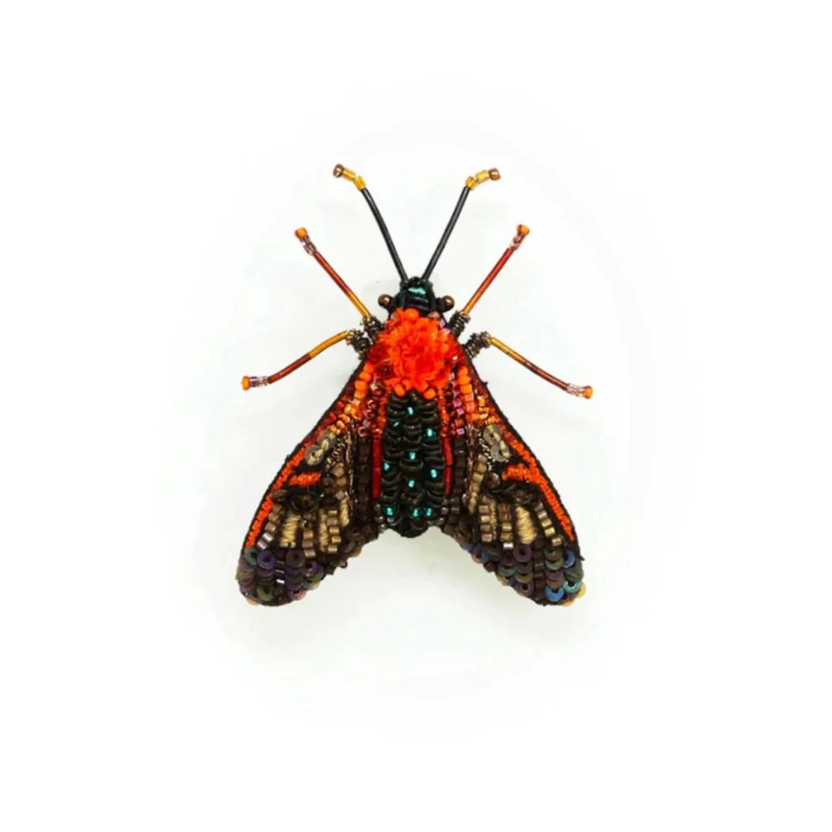 Cosmos Moth Brooch Pin