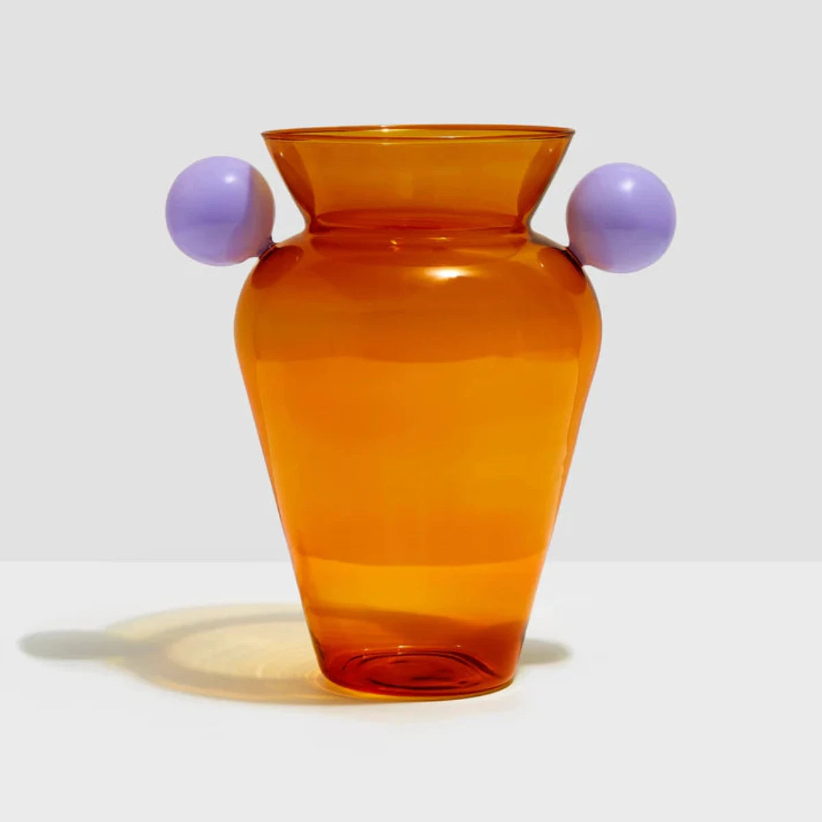 Amber + Lilac Geo Urn Vase