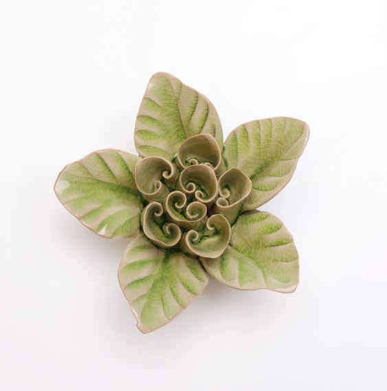 Ceramic Green Lotus