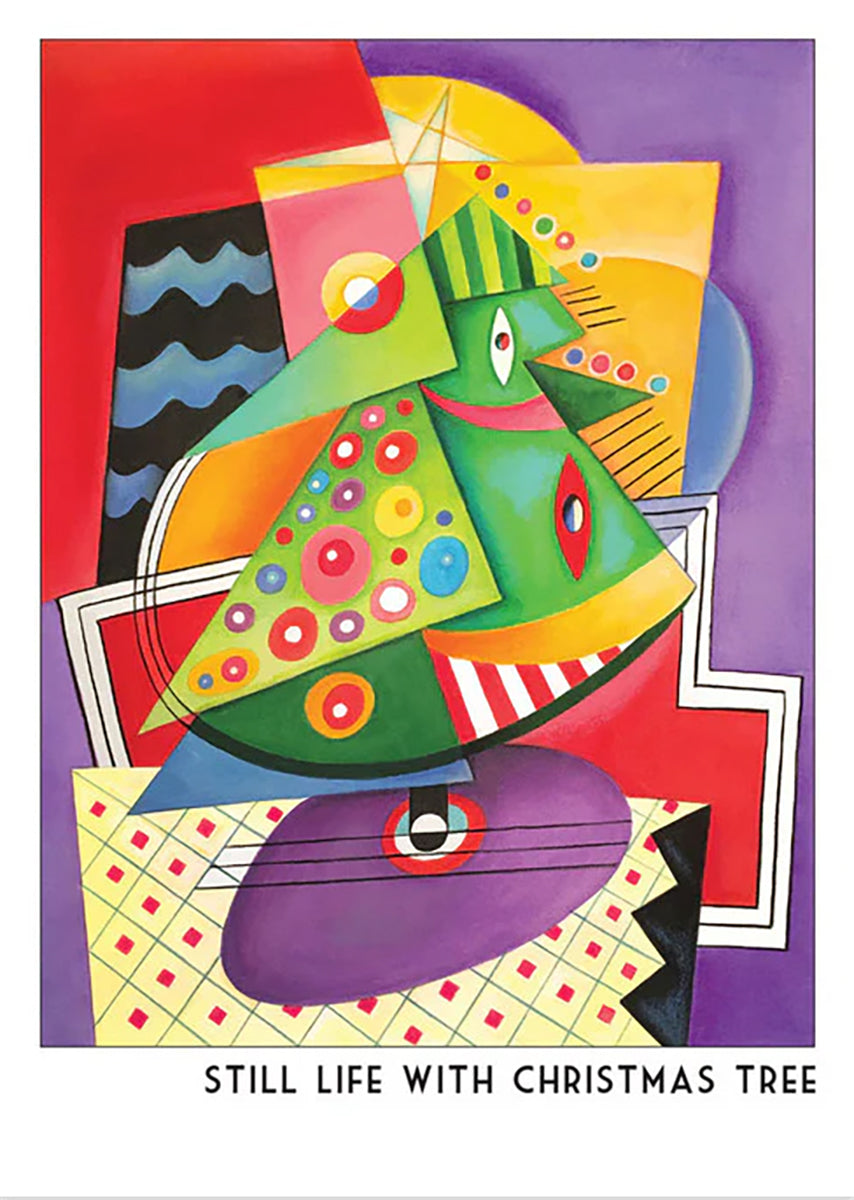 Picasso Still Life with Christmas Tree Boxed Holiday Cards